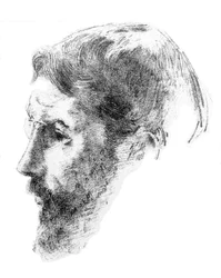 Porträt von Bonnard (Künstlerbeweis)